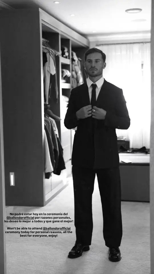 英媒：麦卡利斯特未能参加金球颁奖典礼可能是去陪产