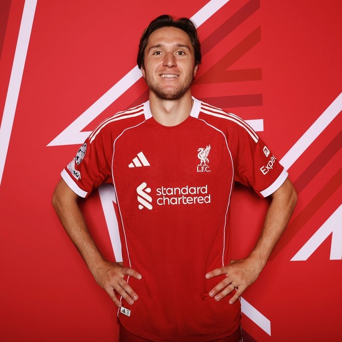 顶替重伤莱奥尼！利物浦官方：补报小基耶萨进入欧冠名单