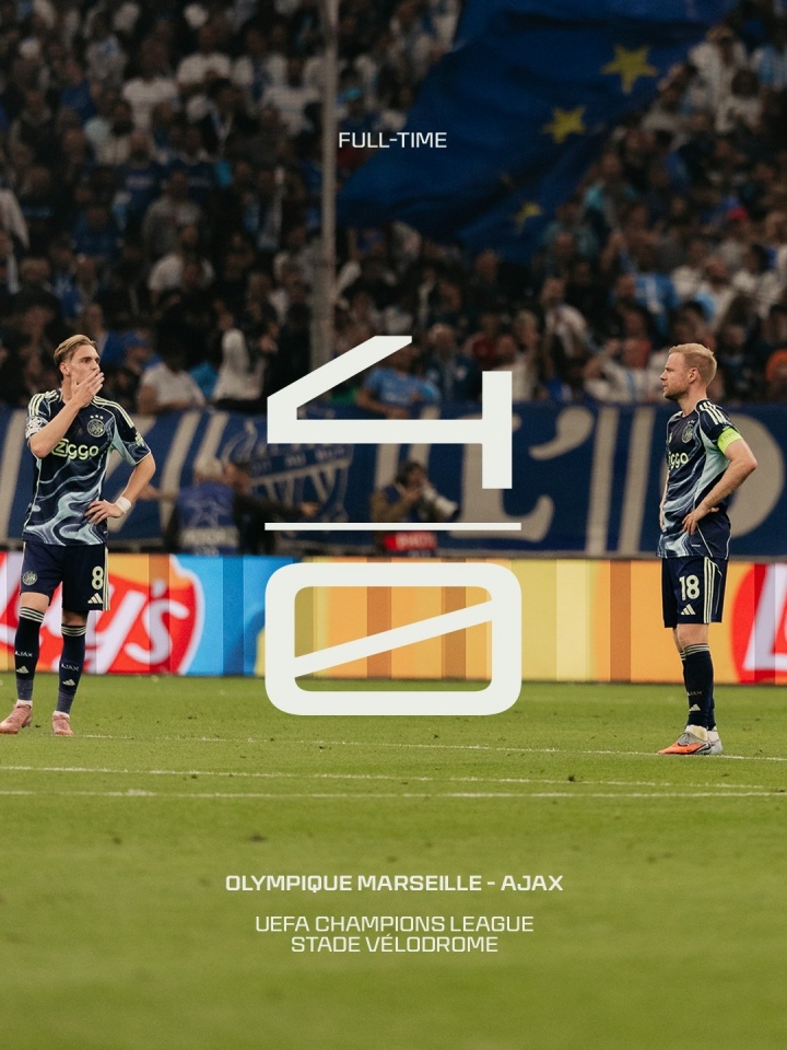 4球惨败！阿贾克斯荷甲7轮不败排第3，但欧冠0进球两连败排名倒2