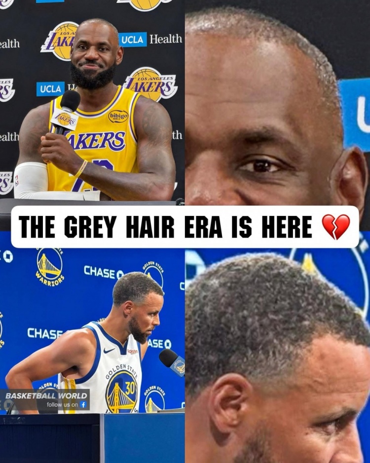 已生白发！美媒：詹&库正在我们眼前老去 而我们还没做好准备