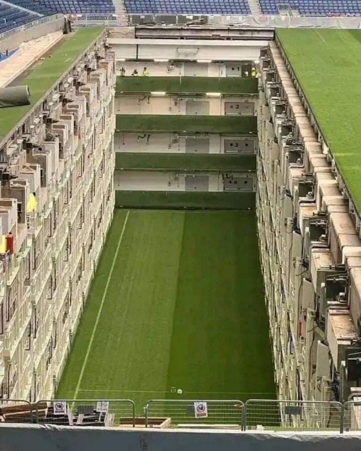 伯纳乌球场的地下景象🤯